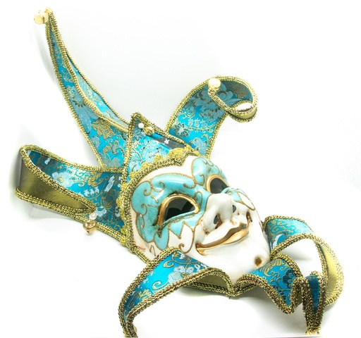 Máscara azul turquesa 
